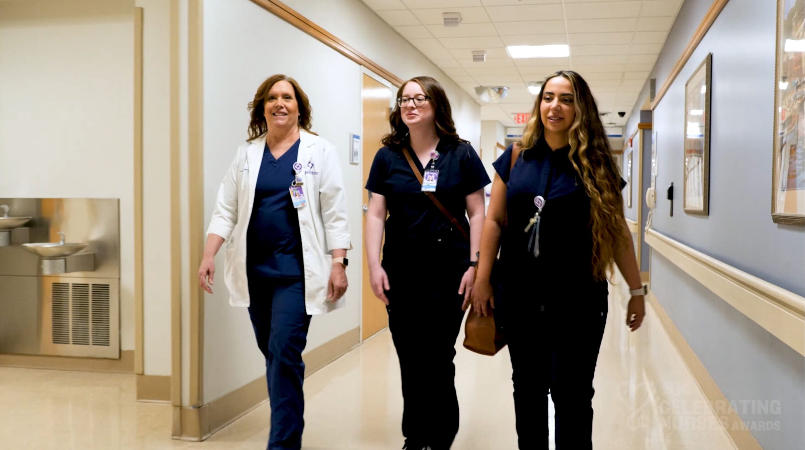 Photo of nurses walking