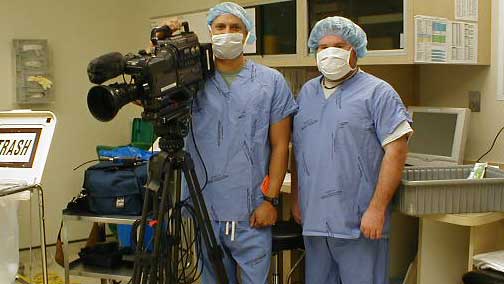 photo of medical camera crew